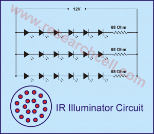 Infrared IR Circuit Diagram Infrared IR Circuit Diagram