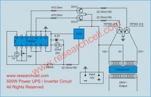 UPS inverter Circuit